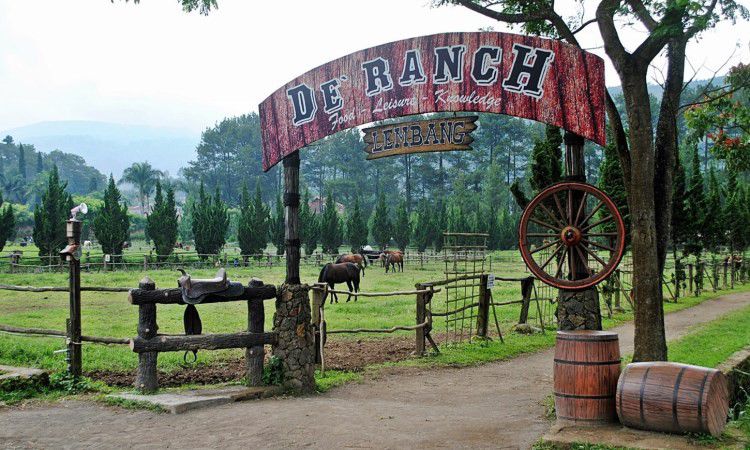 De Ranch Lembang, Wisata Alam Ala Cowboy di Bandung