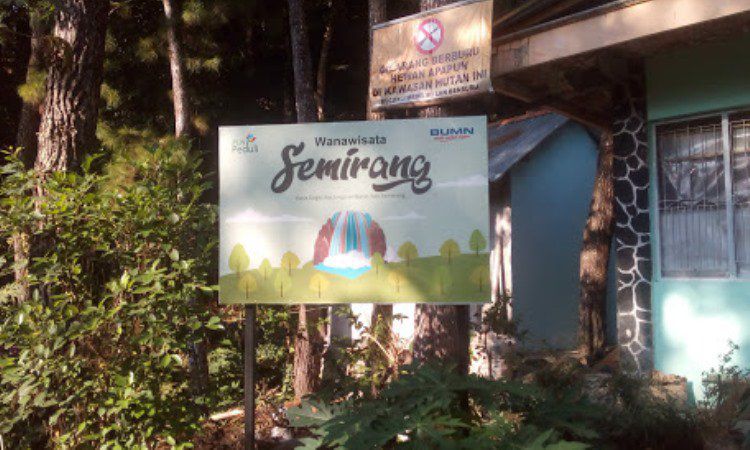 Address to the location of Curug Semirang