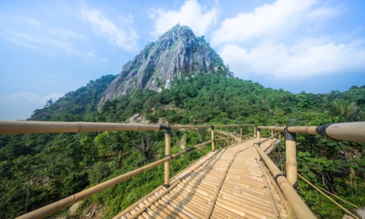 Sasak Panyawangan, Sensasi Melintasi Jembatan Bambu dengan View Keren